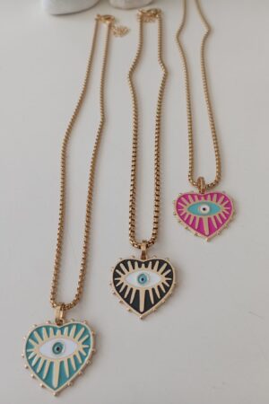 שרשרת מוזהבת תליון לב|TULA