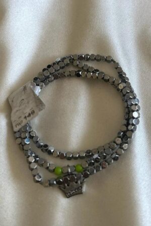 צמיד תליון כתר