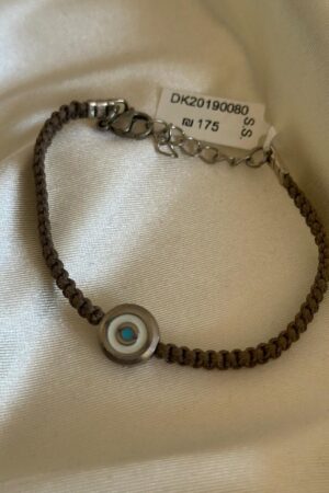 צמיד חוטים תליון עין