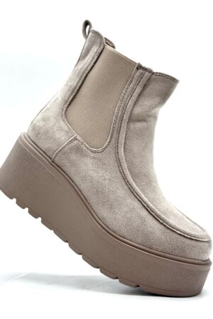 מגף זמש פלטפורמה YL5033