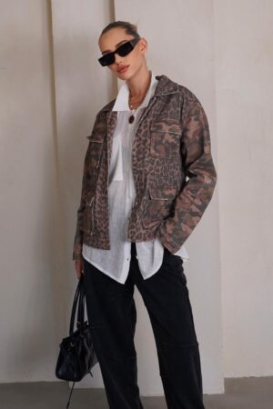 גקט ארוך משולב SAFARI