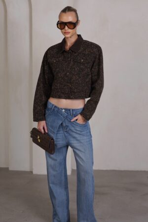 גקט מנומר שילוב קורדרוי