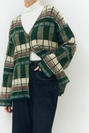 קרדיגן רטרו כפתורים