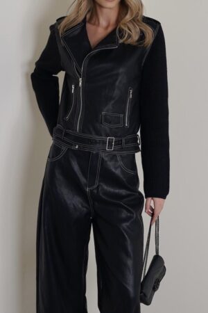 מכנס דמוי עור CONTRA