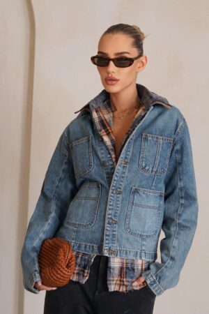 גקט ארוך שילוב קורדרוי