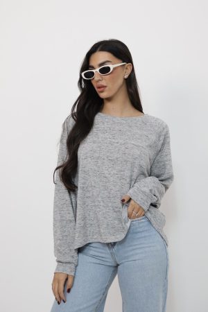 חולצה טי שירט שרוול ארוך מפתח ניקי