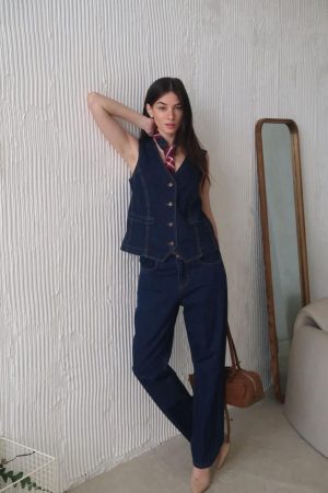 ZVOOV גינס כחול ZOFIT כחול כהה