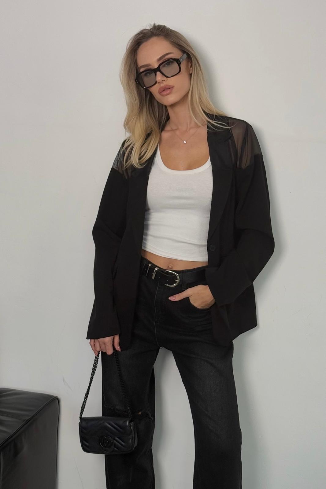 ANTIGO בלייזר שילוב שיפון – תמונה 2