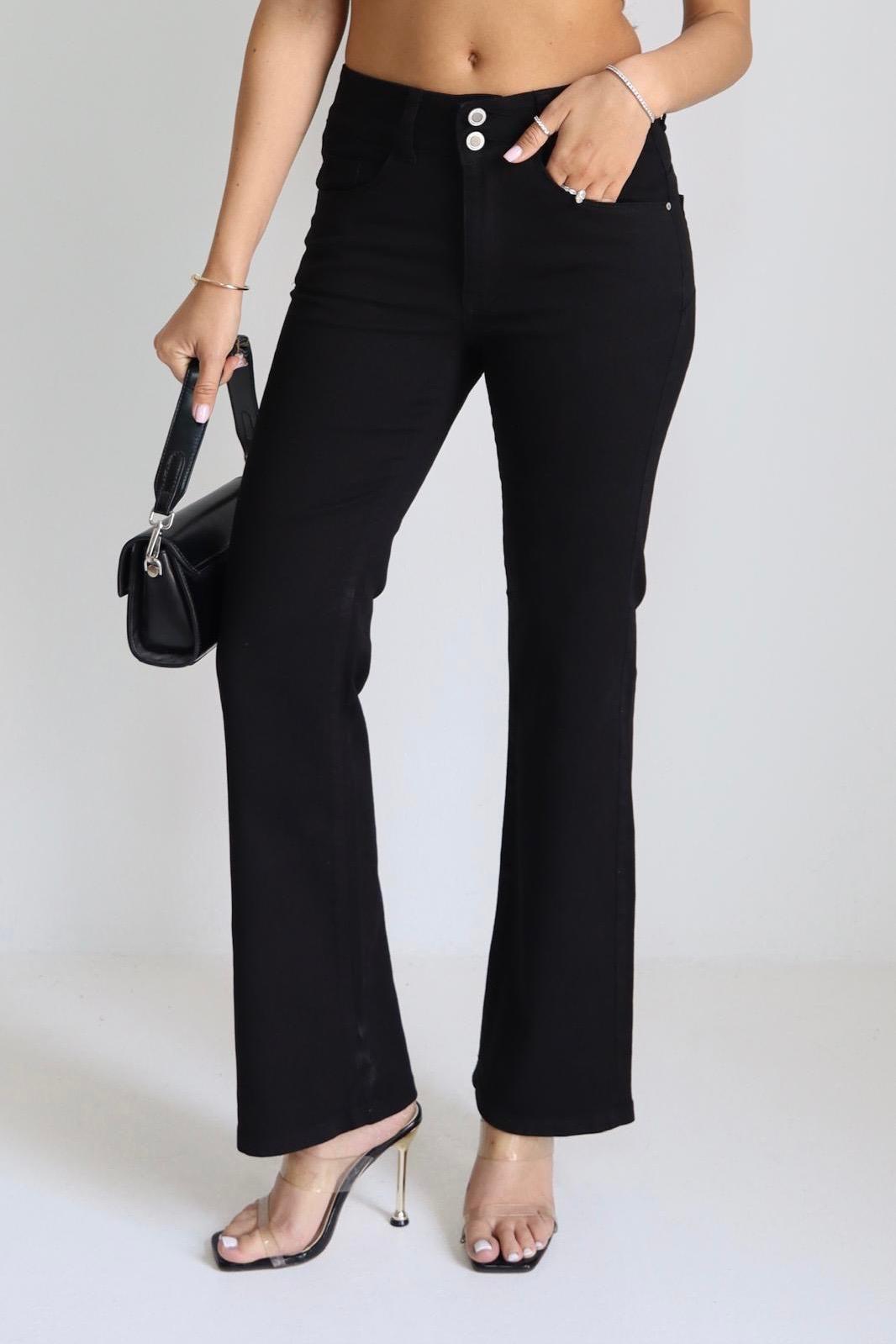 SEXSO JEANS גינס חגורה עבה כפתורים כפולים 3015/37