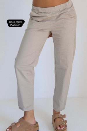 SEXSO JEANS 9080/24מכנס קלאסי עם גומי כיווץ בסיומת