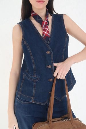 ZVOOV ווסט דנים מחוייט