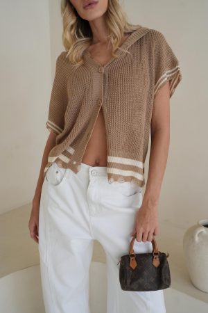 ANTIGO סריג קפוצ'ון BUTTONS