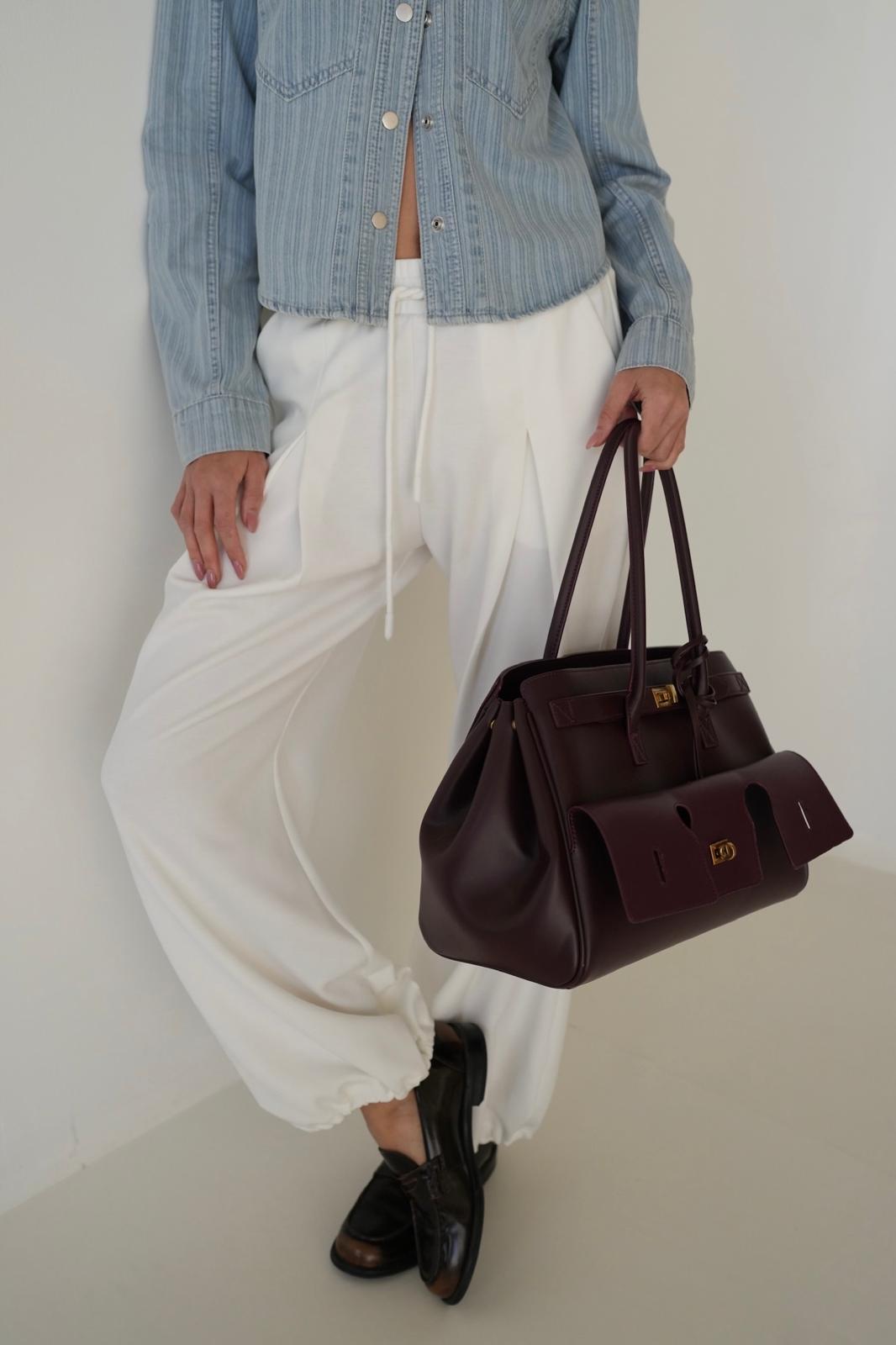 ANTIGO מכופתרת ג'ינס פסים NORA – תמונה 4