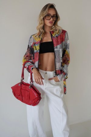 ANTIGO עליונית STYLE PRINT קומיקס