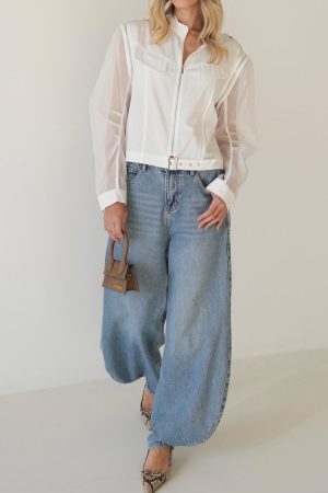 ANTIGO מכנס ג'ינס MAREN באגי