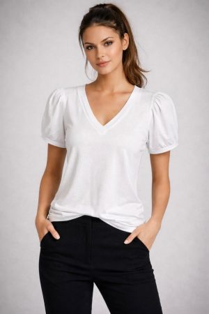 ALMHA חולצה וי מנג'ט