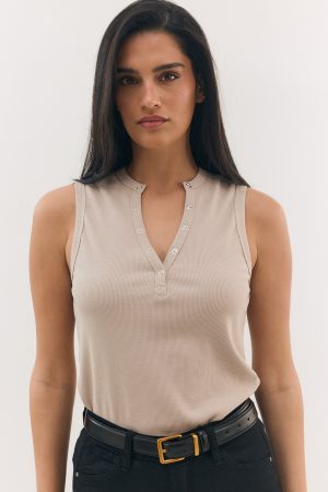 O'LALA גופיית לני בד ריב