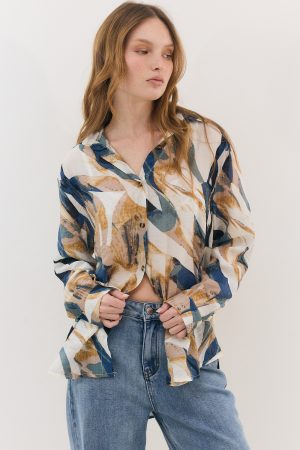 O'LALA חולצה מכופתרת שרי