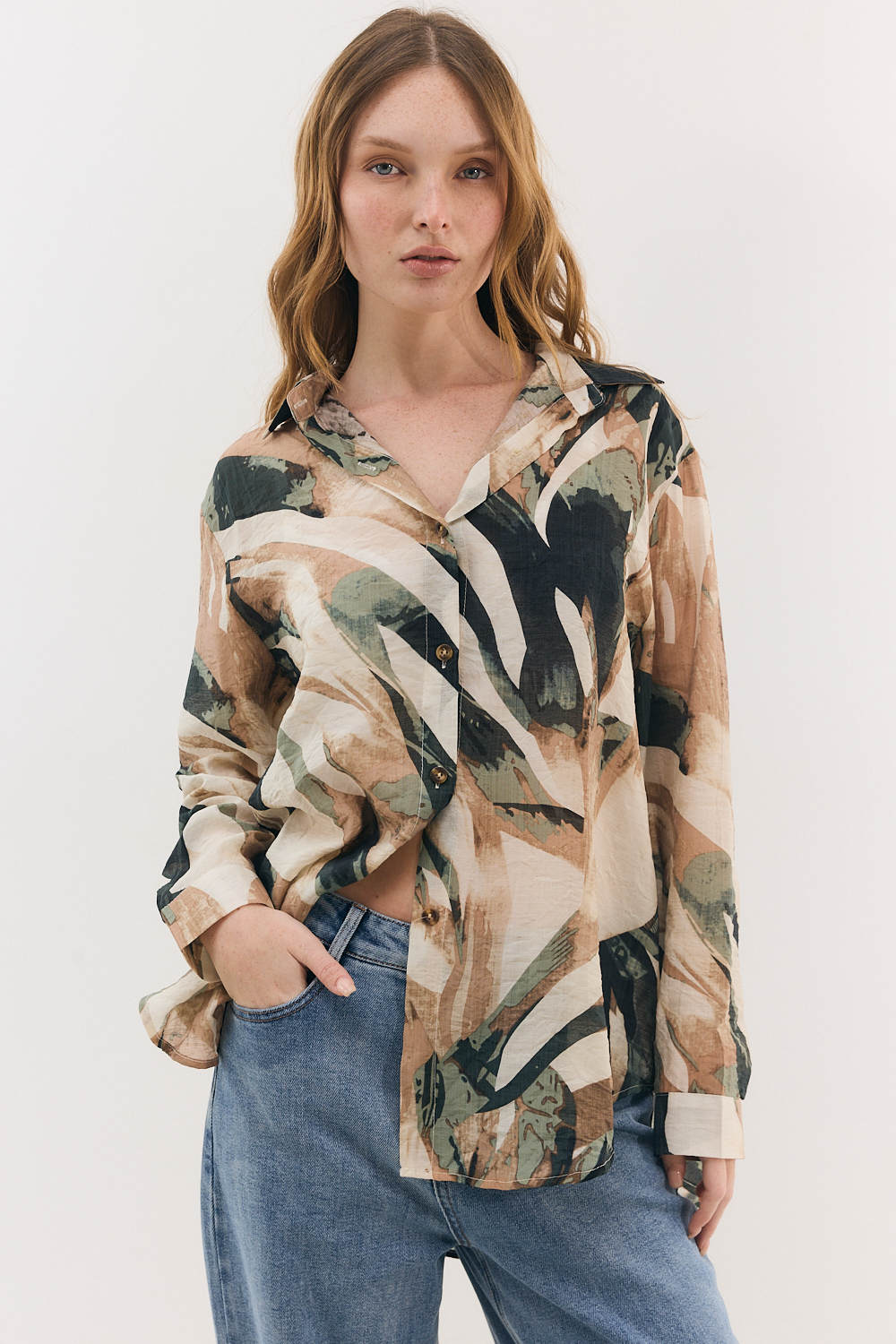 O'LALA חולצה מכופתרת שרי